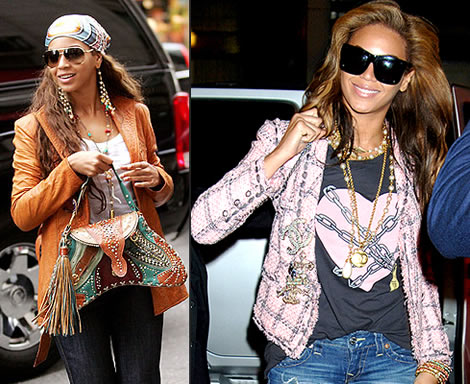 Celebrity style Beyonc Knowles