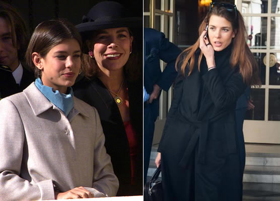 Celebrity beauty tips Princess Charlotte Casiraghi and Princess Caroline of