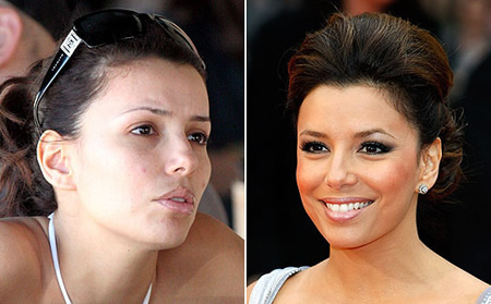 Celebrity with no makeup: Eva Longoria without makeup