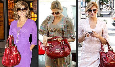 Celebrity Style Eva Mendes loves Handbags