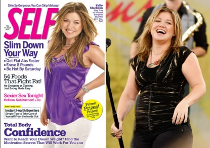 Celebrity busted: Kelly Clarkson photoshop