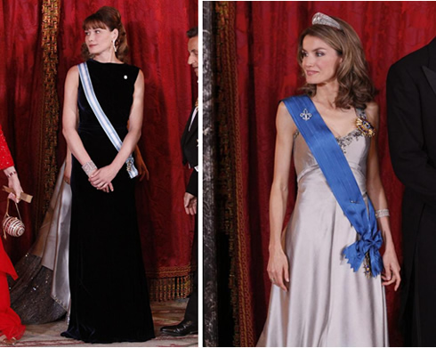 princess letizia carla bruni. Carla Bruni and Princess