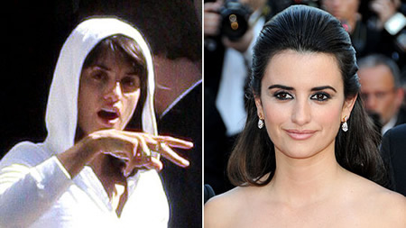 Celebrity with no makeup: Penelope Cruz without makeup