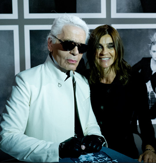 Carine Roitfeld - Karl Lagerfeld