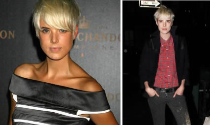 Celebrity style: Agyness Deyn haircut