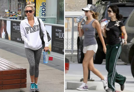 Celebrity exercise: Ashley Tisdale