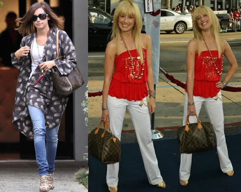 Celebrity handbags: Celebrity style: Ashley Tisdale 