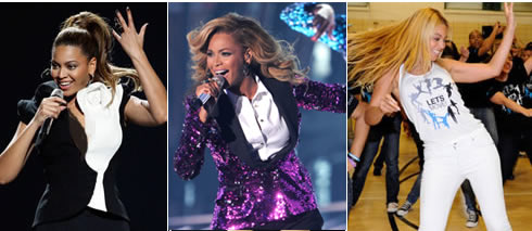Celebrity exercises: Beyoncé dancing