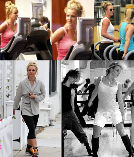 Celebrity exercises: Britney Spears Fitness