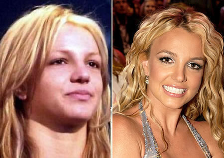 Celebrity with no makeup: Britney Spears without makeup