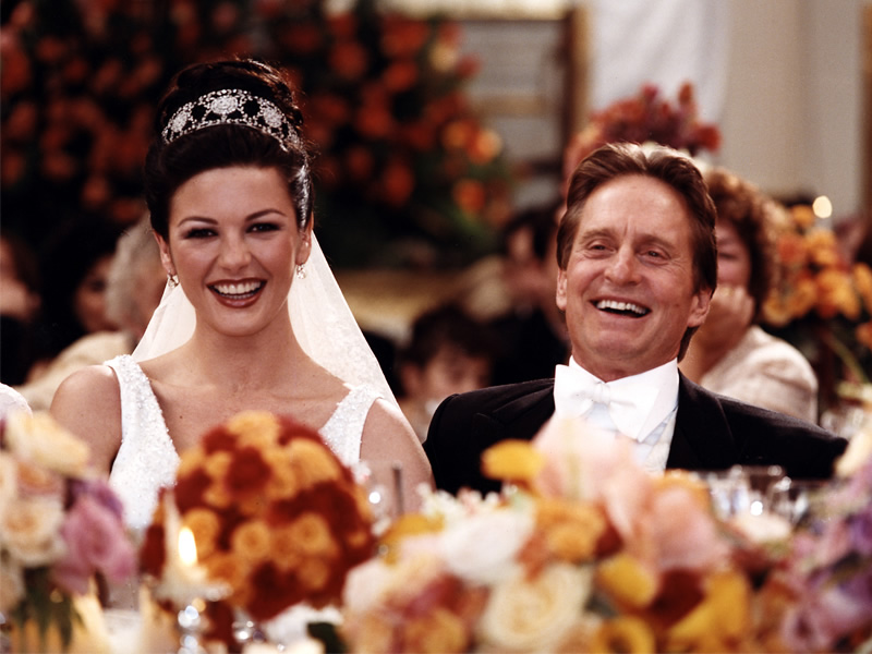 Catherine Zeta-Jones wedding with Michael Douglas