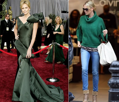 Celebrity style: Charlize Theron style