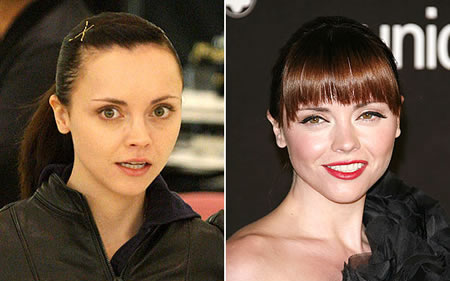 Celebrity with no makeup: Christina Ricci without makeup