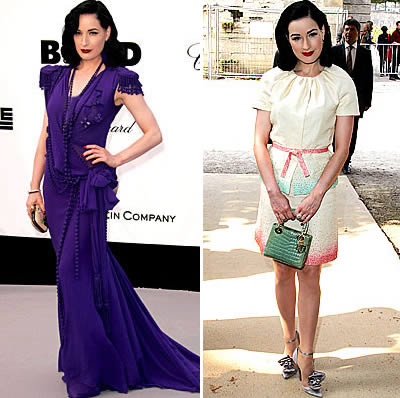 Celebrity style: Dita Von Teese