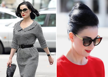 Celebrity diet: Dita Von Teese. Thin waist