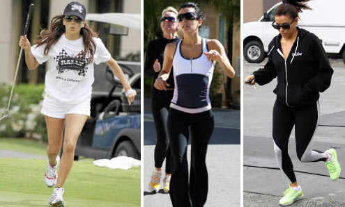 Celebrity exercises: Eva Longoria