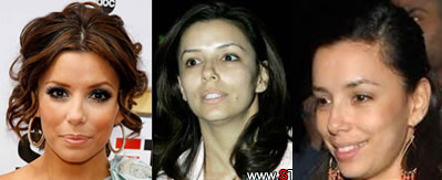 Celebrity busted: Eva Longoria with no makeup