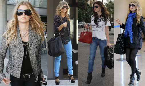 Celebrity style: Fergie street style