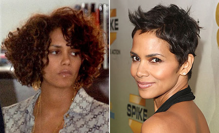 Celebrity with no makeup: Halle Berry without makeup