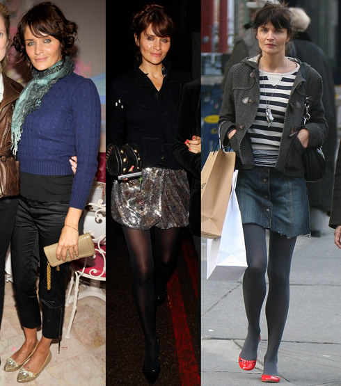 Celebrity style: Helena Christensen Style