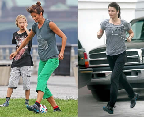 Celebrity exercise: Helena Christensen fitness