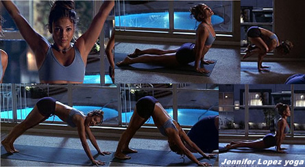 Celebrity exercises: Jennifer Lopez and Yoga