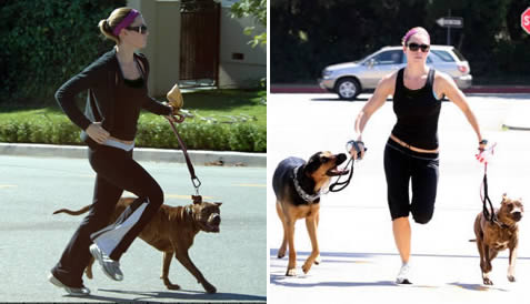 Celebrity exercises: Jessica Biel