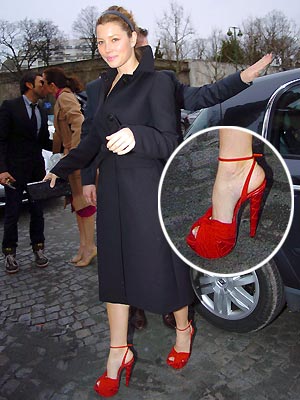 Jessica Biel accessorized with... 