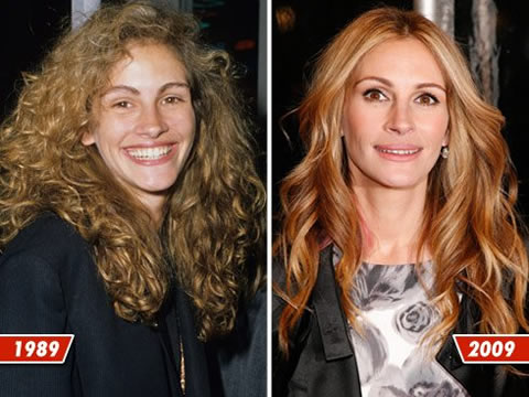 Celebrity hairstyle: Julia Roberts hairstyle