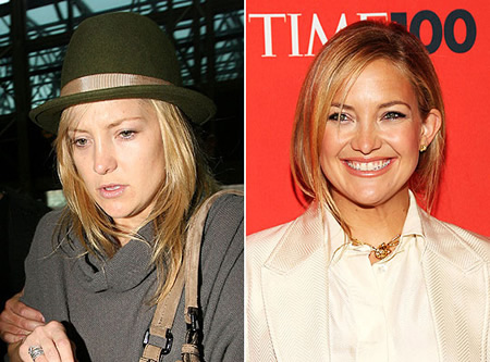 Celebrity with no makeup: Kate Hudson without makeup