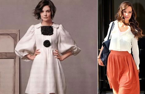 Celebrity style: Katie Holmes Style