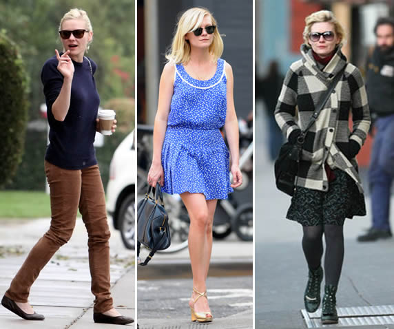 Celebrity Style: Kirsten Dunst' style