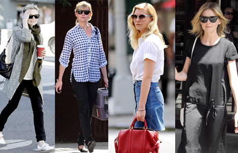 Celebrity Style: Kirsten Dunst always with Ray-Ban