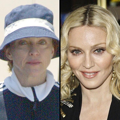 Celebrity with no makeup: Madonna without makeup