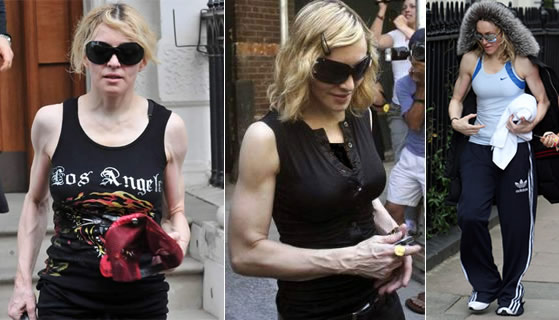 Celebrity diet: Madonna arms