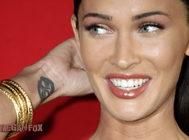 Celebrity Tattoo: Megan Fox Tattoos