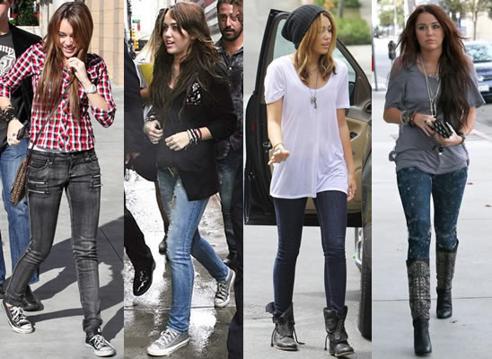 Celebrity style: Miley Cyrus Style with jeans
