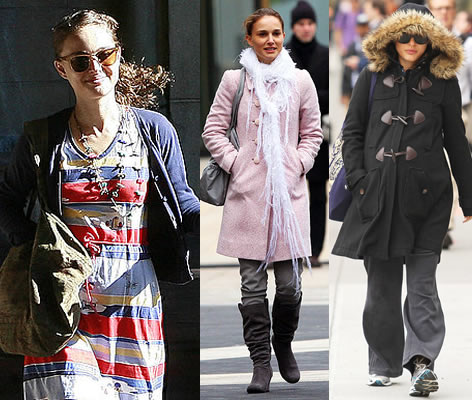 Celebrity style: Natalie Portman - street style