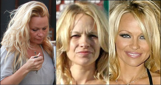 Celebrity without Make-up: Pamela Anderson