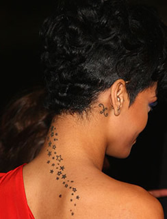 Celebrity Tattoos: Rihanna Tattoo