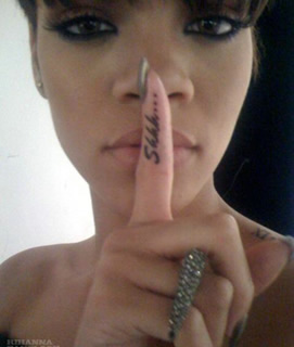 Celebrity Tattoos: Rihanna Tattoo