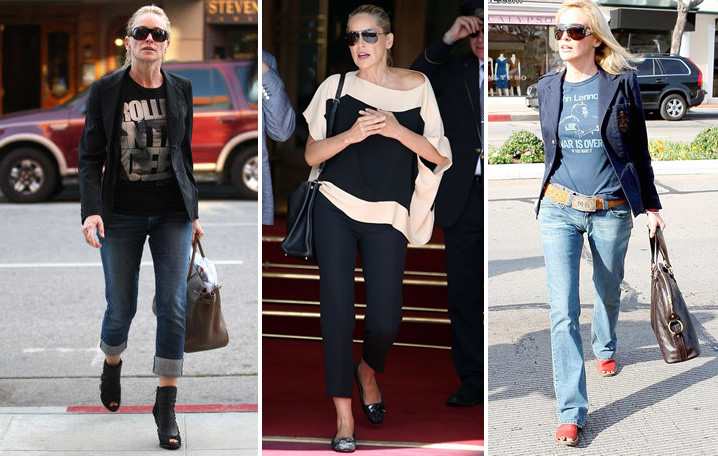 Celebrity Style: Sharon Stone Style