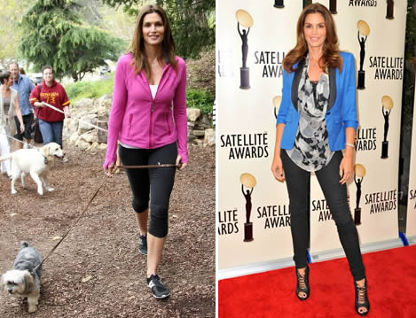 Celebrity Exercise: Cindy Crawford fitness