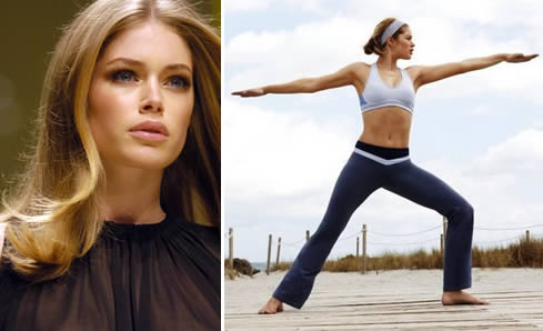 Celebrity diet: Doutzen Kroes yoga