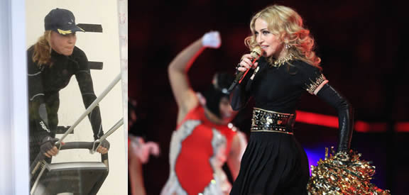 Celebrity exercises: Madonna fitness width=
