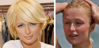 Celebrity makeup: Paris Hilton without makeup Celebrity makeup: Paris Hilton without makeup
