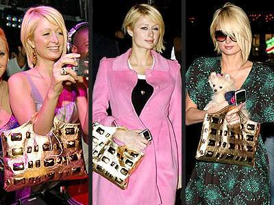 Celebrity Handbags: Paris Hilton handbags