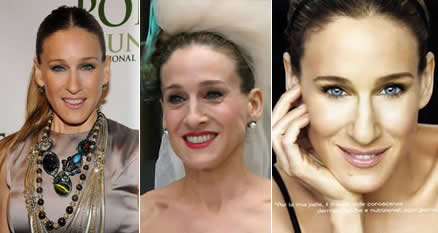 Celebrity busted: Sarah Jessica Parker (no makeup)